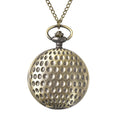 STRADA Japanese Movement Golfball Pattern Pocket Watch with Chain (31 Inches) - Sticky add to cart bar