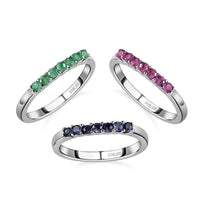 set-of-3-niassa-ruby-tanzanite-and-kagem-zambian-emerald-stackable-ring-in-stainless-steel-size-5.0-1.00-ctw