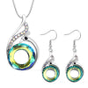Simulated Green Mystic Color Glass