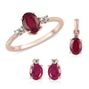 Niassa Ruby in RG Vermeil