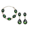 Simulated Diopside in Goldtone