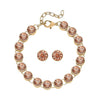 Peach Austrian Crystal