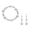 White Aurora Borealis Glass