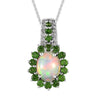 Ethiopian Welo Opal & Chrome Diopside