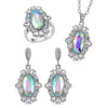 Simulated Aurora Borealis Color Diamond