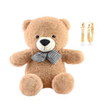 14K Yellow Gold 20X3mm Diamond-Cut Hoop Earrings with Teddy Bear Packaging - Sticky add to cart bar