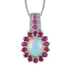 Ethiopian Welo Opal & Niassa Ruby