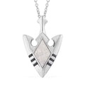 Marvelous Meteorite Anchor Pendant in Sterling Silver with Stainless Steel Necklace 20 Inches - Sticky add to cart bar
