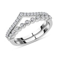 18K Yellow Gold G-H SI1 Diamond Set of 2 Stackable Ring (Size 6.0) 4.20 Grams 0.33 ctw - Sticky add to cart bar
