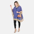 Shop the Look (Blue Kaftan Blouse, Brown Handbag, Necklace, Watch Combo) - Sticky add to cart bar