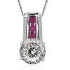 Moissanite & Niassa Ruby
