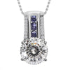 Moissanite & Tanzanite