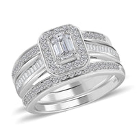 14K White Gold Diamond H SI2 7.50 Grams 1.00 ctw