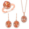 Simulated Champagne Diamond