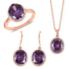 Simulated Amethyst Color Diamond