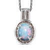 Ethiopian Welo Opal & Champagne Diamond