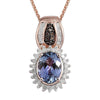 Tanzanite & Champagne Diamond