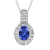 Tanzanite & White Diamond