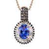 Tanzanite & Champagne Diamond