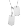 Bar Pendant Necklace 24-26 Inches in Stainless Steel - Sticky add to cart bar