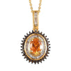 Spessartine Garnet & Red Diamond