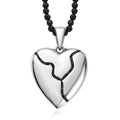 Ruby Heart Pendant with Thai Black Spinel Beaded Necklace (20 Inches) in Vermeil YG Over Sterling Silver 75.55 ctw - Sticky add to cart bar