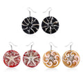 Set of 3 Resin Spider Net, Hurricane and Star Earrings in Sterling Silver - Sticky add to cart bar
