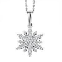 Moissanite Pendant Necklace 20 Inches in Platinum Over Sterling Silver 0.60 ctw