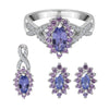 Marquise Tanzanite & Pink Sapphire