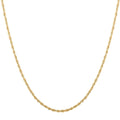 Set of 2 10K Yellow Gold 1.5mm Rope Chain Necklace 20 Inches 2.80 Grams - Sticky add to cart bar