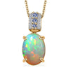 Ethiopian Welo Opal & Ceylon Blue Sapphire