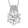 Moissanite & Ceylon Blue Sapphire