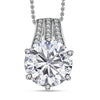 Moissanite & Kagem Zambian Emerald