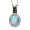 Ethiopian Welo Opal & Chrome Diopside