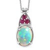 Ethiopian Welo Opal & Niassa Ruby