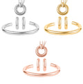 Set of 2, Ever True Hoop Earrings, Cuff Bracelet (7.50 In) and Necklace 20 Inches in ION Plated YG and Stainless Steel - Sticky add to cart bar
