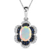 Ethiopian Welo Opal & Blue Sapphire