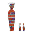 Santa Fe Style Multi Gemstone Earrings and Pendant in Sterling Silver 80.00 ctw - Sticky add to cart bar