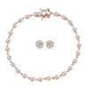 Rose Gold Over Sterling Silver