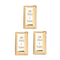Set of 3 10K Yellow Gold Bar 3.0 Grams - Sticky add to cart bar