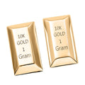 Set of 2 Bar in 10K Yellow Gold 2 Grams - Sticky add to cart bar