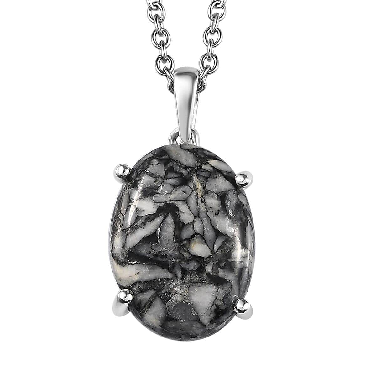 Austrian Pinolith 8.00 ctw Solitaire Pendant
