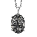 Austrian Pinolith 8.00 ctw Solitaire Pendant - Sticky add to cart bar