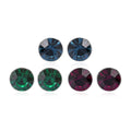 Set of 3 Purple, Blue and Green Crystal Earrings in Sterling Silver - Sticky add to cart bar