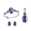 Kashmir Kyanite & Niassa Ruby
