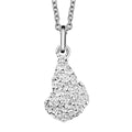 Pendant in Sterling Silver with Stainless Steel Necklace 20 Inches - Sticky add to cart bar