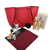 Elizabeth Arden 12pc Gift Set (5th Avenue Parfum, Skincare & Cosmetic Bag, and Tote Bag)