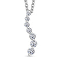 Luxuriant Lab Grown Diamond Pendant Necklace (20 Inches) in Rhodium Over Sterling Silver 0.33 ctw - Sticky add to cart bar