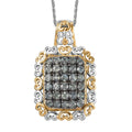 TLV Narsipatnam Alexandrite Pendant Necklace (20 Inches) in 18K Vermeil YG and Rhodium Over Sterling Silver 1.00 ctw - Sticky add to cart bar
