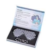 Terahertz 1467.00 ctw Relaxing Eye Cooling Cover Mask- Hot & Cold Usage With Pouch and Beaded Stretch Bracelet